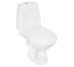 S7921800UA SOLO Унитаз-компакт напольный г/в, сиденье с крышкой Duroplast Soft close, н/п, белый (1 сорт)