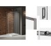 Душевая кабина квадратная PRIME 2D GUNMETAL BRUSHED 90x90x200 clear ACTIVE SHIELD 6мм