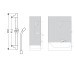 Душевая штанга Axor Starck 90 см со шлангом 160 см, Stainless Steel Optic (27830800)