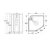 SHOWERAMA 10-5 Comfort  душова кабіна п`ятикутна 90х90 см, профіль срібний, прозоре скло/ матове скло