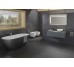 LOUNGE Ванна акрилова 170х80 окремостояча, злив по центру, glossy white (100311351)