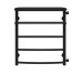 Рушникосушарка водяна Отель П5 500х600 Deffi нержавіюча сталь (Чорний, Бокове праве підключення) 