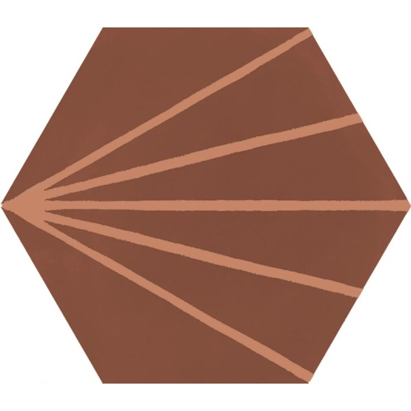 Плитка 18.2x21 R8YS Stratford Red Decoro Tratto Ragno Stratford з колекції Stratford Ragno