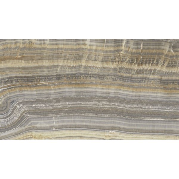 Плитка (75x37.5) SY737341MF6 Onice Grigio Silky - Maxfine Onici з колекції Maxfine Onici FMG