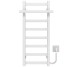 Рушникосушарка електрична Nicolе П8 300х800 Deffi нержавіюча сталь (Білий, WD04, Праве підключення) 