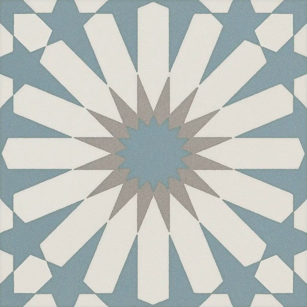 Плитка 20x20 089D1A1 Etnic A Light Blue Elios Ceramica Deco Anthology з колекції Deco Anthology Elios Ceramica
