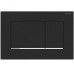 Sigma30 Смывная клавиша, двойной смыв: с легко очищаемой поверхностью, черный матовый/хром глянцевый
