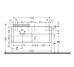 HAPPY D.2 Plus Консольна тумба на 4 шухляди 160х55 см Graphite Super Matt (HP4973L8080)