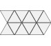 Мозаика (22.5x45) 24250 Triangolo mosaic black matt Eq-20M - Scale из коллекции Scale Equipe