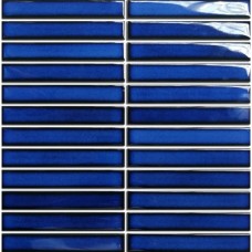CL-MOS GTTA27617(BHZX08258) DARK BLUE (1 сорт) Mosaico De Lux — мозаїка для басейнів, ванних і декору