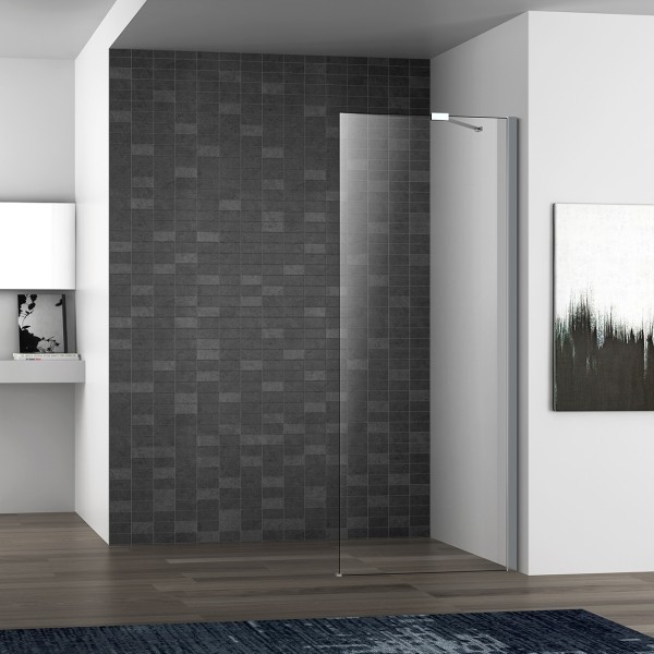 Стінка Walk-In 80*190см, загартоване прозоре скло 8мм