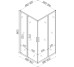 Душова кабіна квадратна без піддона ODRA N90TB.Mosaic BRAVO (1уп.) BRAVO