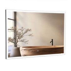 Дзеркало Люче black 100x70, сенсор, підсвітка