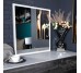 Дзеркало Люче black 100x70, сенсор, підсвітка Aqua Rodos
