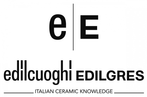 Edilgres — логотип итальянского бренда керамической плитки и керамогранита