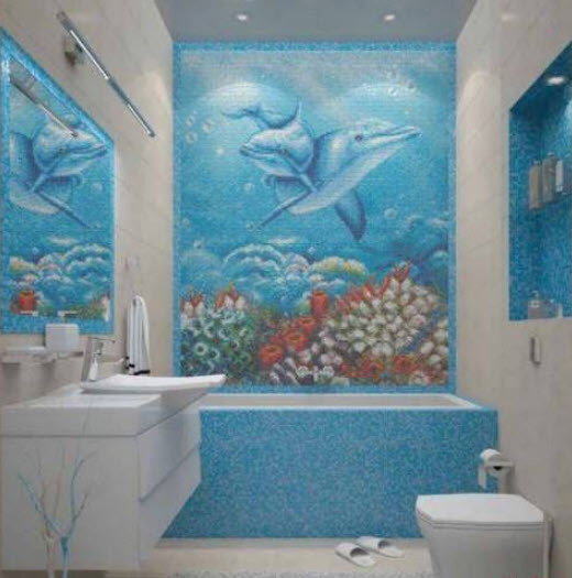панно мозаїки для ванної