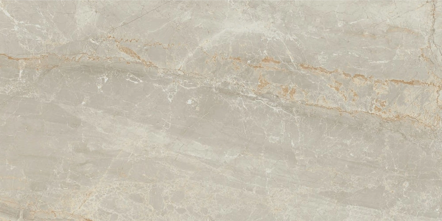 Керамогранит Dado Charme Ivory 60×120 под мрамор, бежево-серый с золотистыми прожилками, матовый