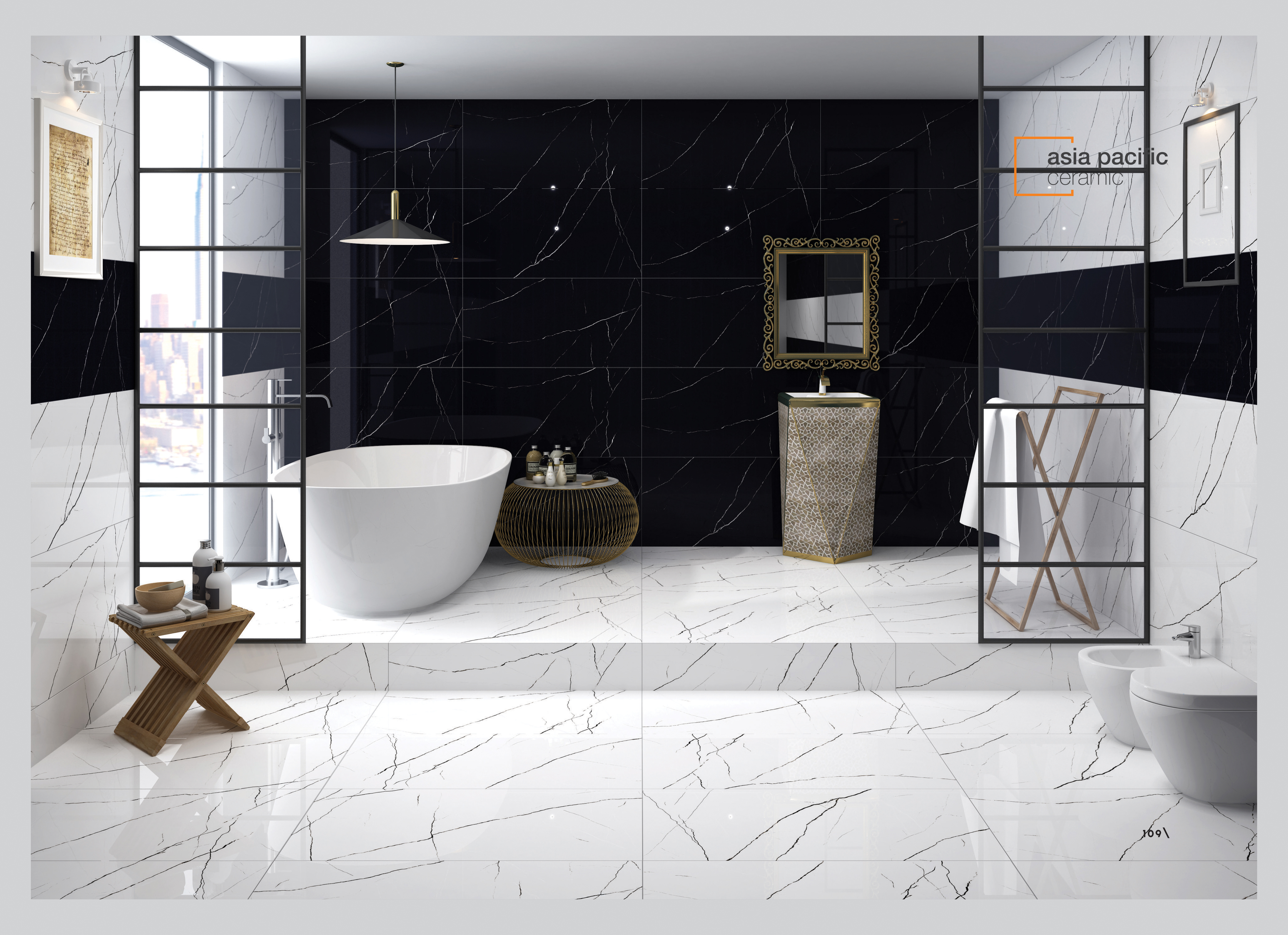 Nero Marquina Black Asia Pacific Ceramic